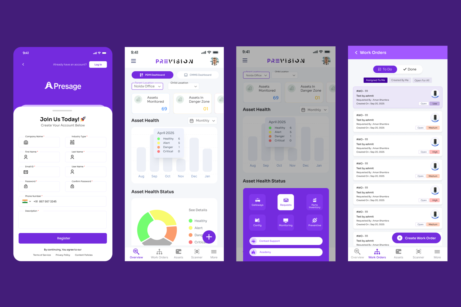 Workedo productivity app interface